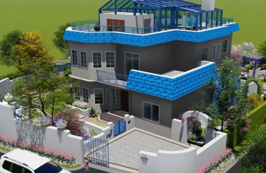 長島別墅25號(hào)景觀設(shè)計(jì)視頻