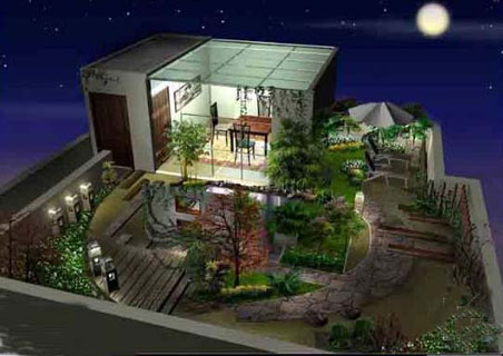 屋頂花園實景圖1